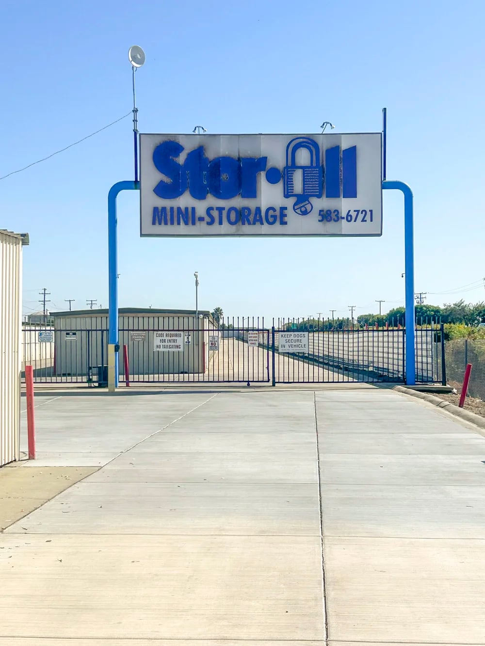 Storage facility interior